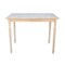 International Concepts Rectangle Table with Butterfly Extension, Unfinished, 32 W, 48 L, 36 in H, Wood, Unfinished K-T32X-336T - alternate 3